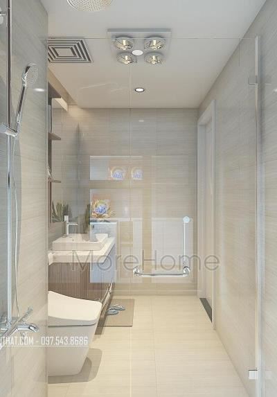 Mẫu vách kính phòng tắm cao cấp cho chung cư